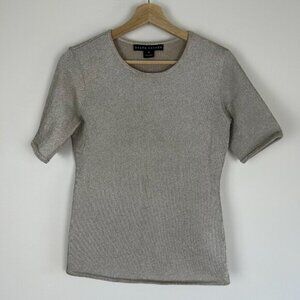 Vintage Ralph Lauren Black Label Metallic T-shirt - M